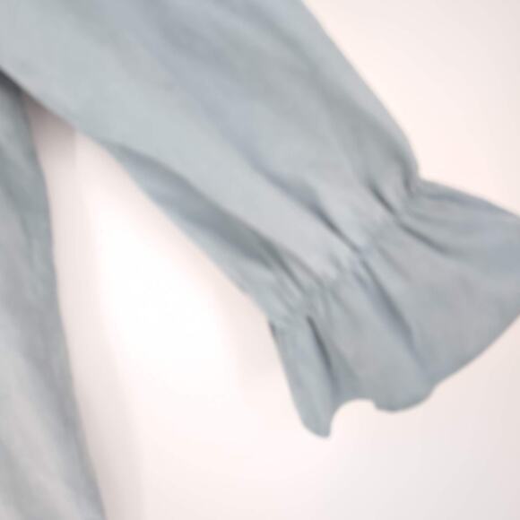 Anthropologie SAMPLE PIECE Eva Franco Pale Blue Women's Blouse Top - Size 6 NWOT - Picture 11 of 13